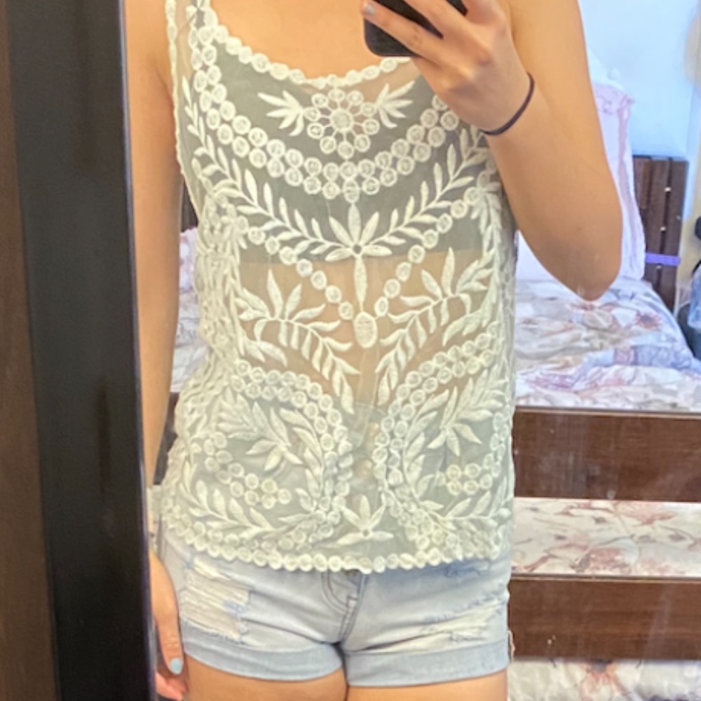 H&M blue top